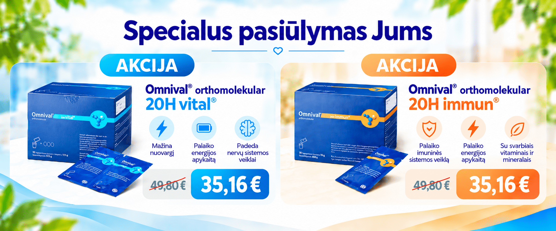 Specialus pasiūlymas