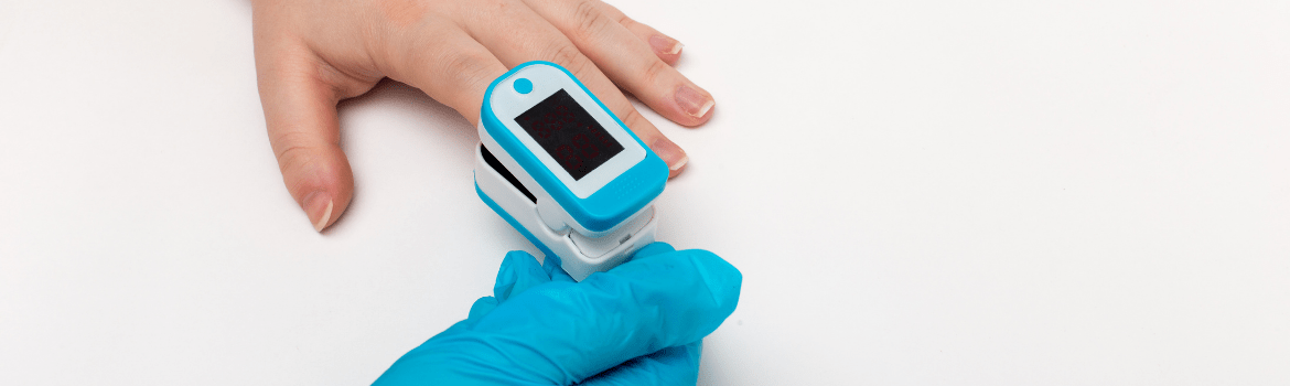 Pulsoksimetras padės įvertinti deguonies kiekį kraujyje