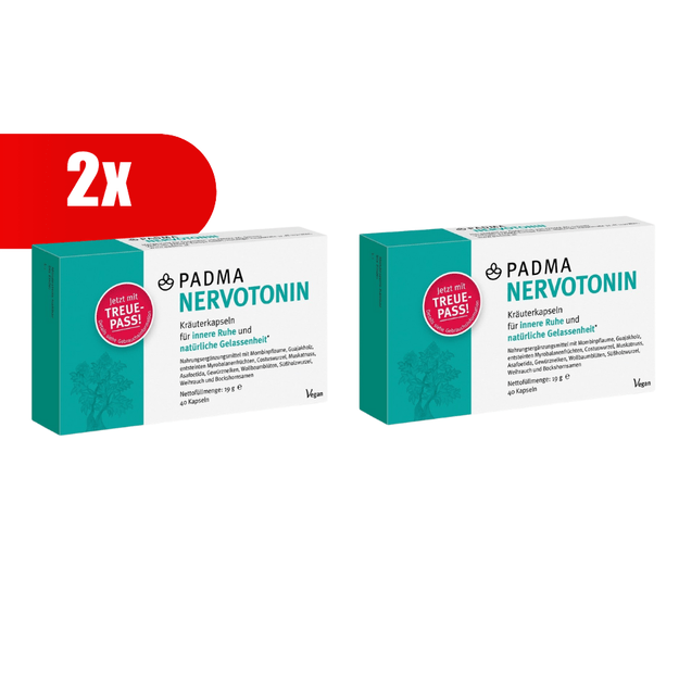 2 VNT. PADMA Nervotonin®, 40 kapsulių