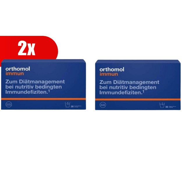 2 VNT. ORTHOMOL Immun milteliai (30 dienos dozių) 
