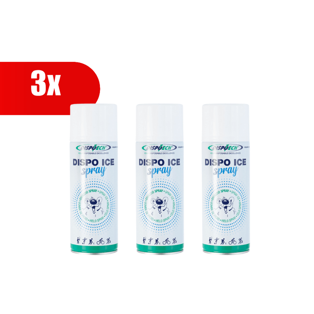 3 VNT. DISPO ICE purškiamas šaldiklis, 400 ml