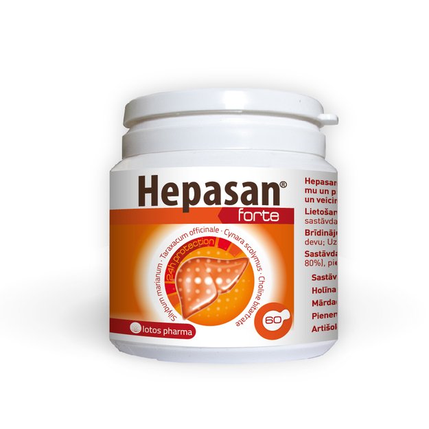HEPASAN Forte kapsulės (30 dienos dozių)