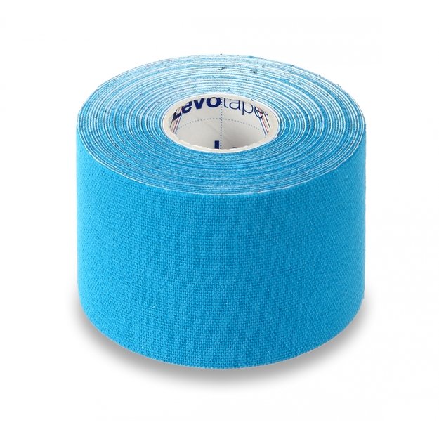 LEVOTAPE 5 cm x 5 m kinezioteipas, mėlynos spalvos