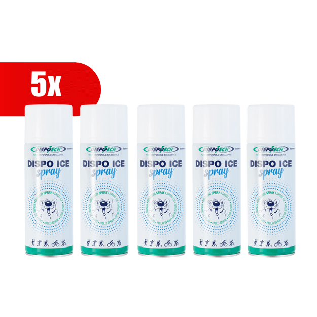 5 VNT. DISPO ICE purškiamas šaldiklis, 400 ml