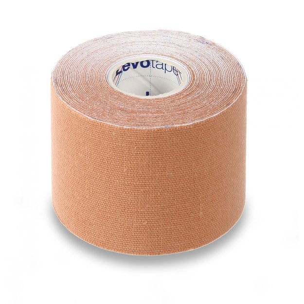 LEVOTAPE 5 cm x 5 m kinezioteipas, kūno spalvos