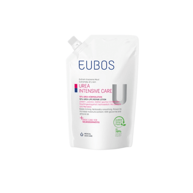 EUBOS Urea Intensive Care 10% atkuriamasis kūno losjonas, 400 ml