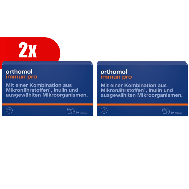 2 VNT. ORTHOMOL Immun Pro (30 dienos dozių)