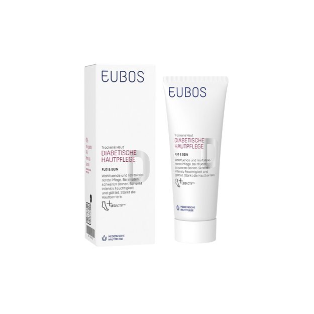 EUBOS Diabetic Foot & Leg diabetinės pėdos ir kojų kremas, 100 ml