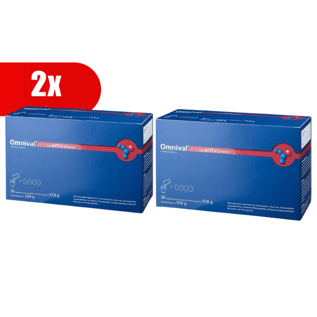 2 VNT. OMNIVAL arthro norm orthomolekular 2OH (30 dienos dozių)
