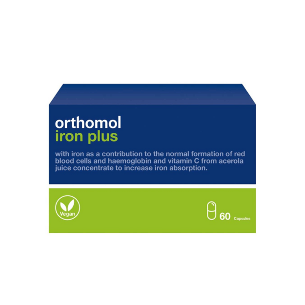 ORTHOMOL Iron Plus (60 dienų dozių)