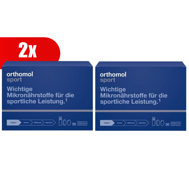 2 VNT. ORTHOMOL Sport (30 dienos dozių)