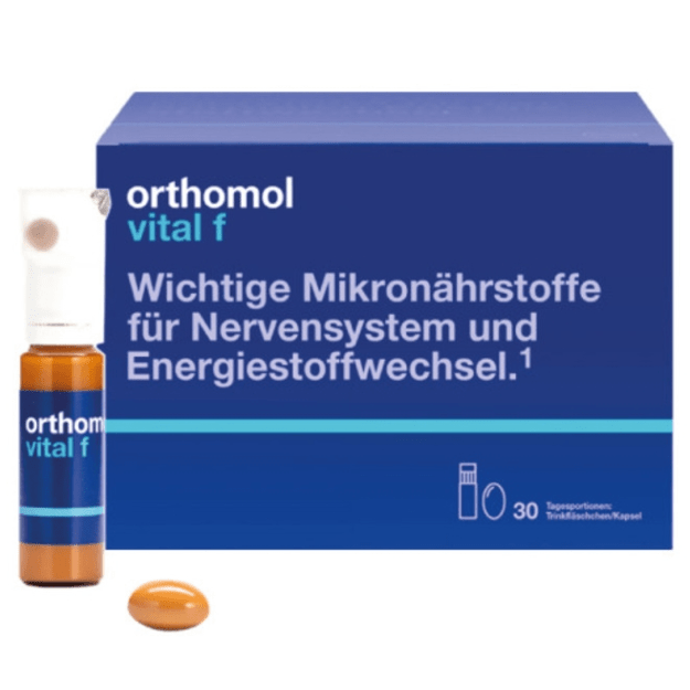 ORTHOMOL Vital F drink moterims (30 dienos dozių)