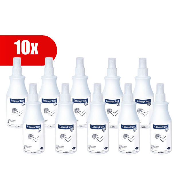 10 VNT. CUTASEPT Feet purškiklis nuo pėdų grybelio, 250 ml