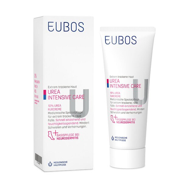 EUBOS Dry Skin Urea 10% pėdų kremas, 100 ml