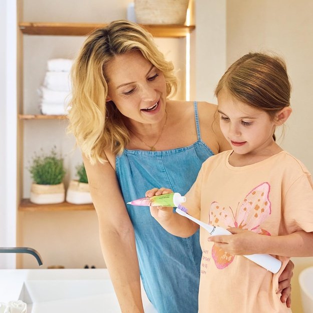 APACARE KIDS vaikiška dantų pasta su hidroksiapatitu ir fluoridu, 50 ml