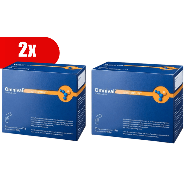 2 VNT. OMNIVAL immun orthomolekular 2OH milteliai (30 dienos dozių)