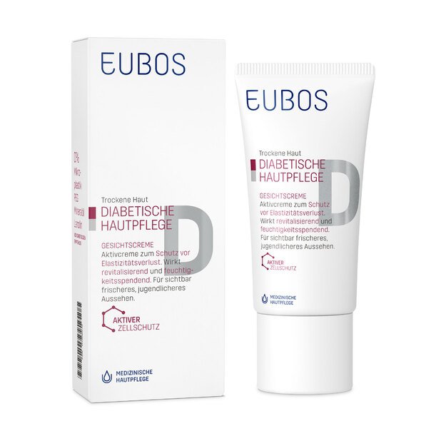 EUBOS Diabetic Skin Care veido kremas, 50 ml
