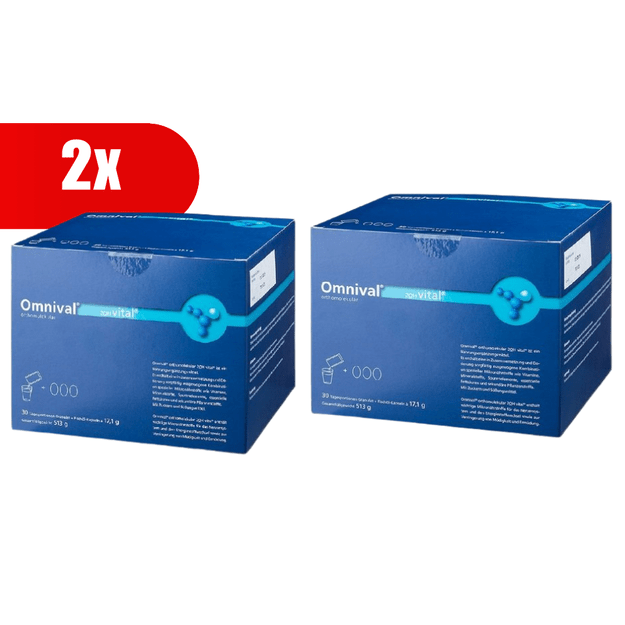 2 VNT. OMNIVAL vital orthomolekular 2OH (30 dienos dozių)