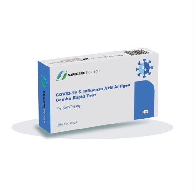 SAFECARE Covid-19 & gripo A/B greitasis antigeno testas