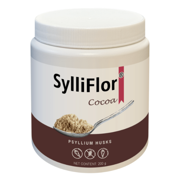 SYLLIFLOR gysločių luobelių skaidulos kakavos skonio