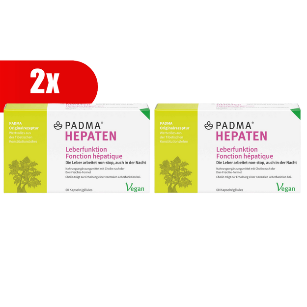 2 VNT. PADMA Hepaten®, 60 kapsulių