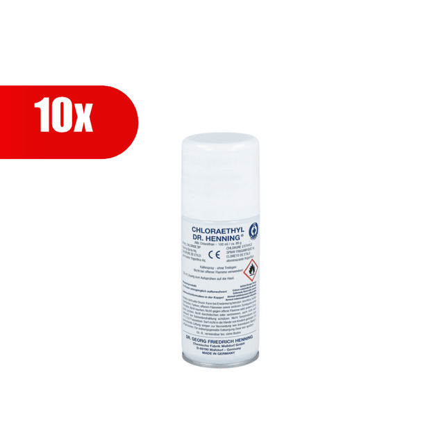 10 PCS. CHLORAETHYL DR. HENNING cooling spray, 100 ml