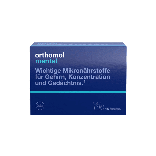 ORTHOMOL Mental (15 dienos dozių)