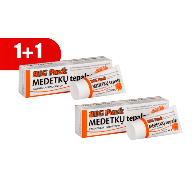 1+1 BIG PACK medetkų tepalas, 40 g