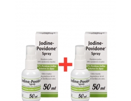 1+1 SALE! Jodine-Povidone Spray 50 ml, antiseptic, disinfect the skin 